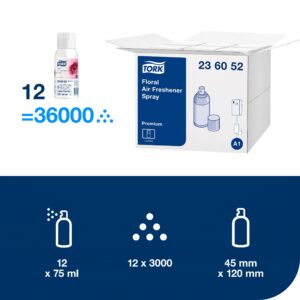 Oro gaiviklis Tork Premium Air-Fresh A1 (236052), 75ml, gėlių kvapas - Image 2