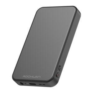 AOCHUAN S3 Gimbal with Additional Screen juodos spalvos - Image 3