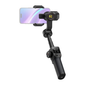 AOCHUAN S3 Gimbal with Additional Screen juodos spalvos