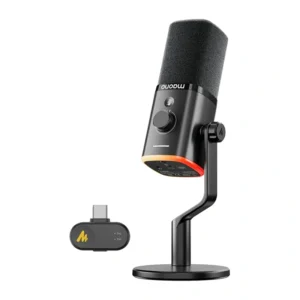 MAONO PD100W Dynamic Microphone juodos spalvos