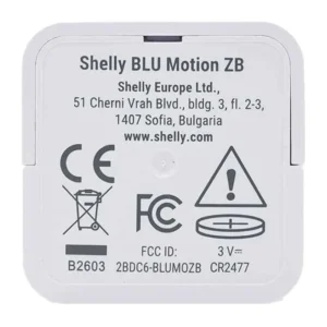 Shelly BLU Motion ZB Motion Sensor - Image 2