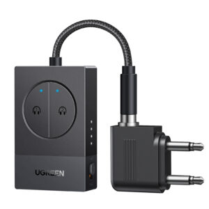 Belaidis Bluetooth 5.4 garso siųstuvas su AUX (3.5mm) jungtimi