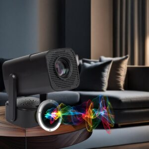 Nešiojamas projektorius BLOW AndroidTV HD Cinema SOUND + JUODAS dėklas