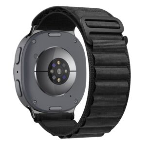 Tech-Protect NYLON PRO Samsung Galaxy WATCH 8 / 9 / CLASSIC (40 / 44 / 46 MM) JUODAS