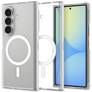 SPIGEN AIRSKIN ZERO MAGSAFE GALAXY Z FOLD 8 YPAČ SKAIDRUS/BALTAS