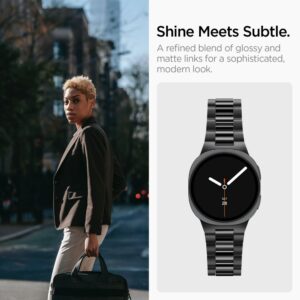SPIGEN MODERN FIT 316L DIRŽELIS SAMSUNG GALAXY WATCH 8 / 9 / CLASSIC (40 / 44 / 46 MM) JUODAS - Image 6