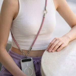 TECH-PROTECT C10S ROPE CROSSBODY & WRIST DUSTY ROSE/TITANIUM - Image 6