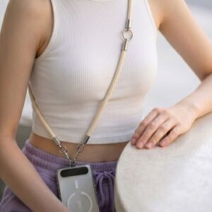 TECH-PROTECT C10S ROPE CROSSBODY & WRIST DESERT BEIGE/TITANIUM - Image 6
