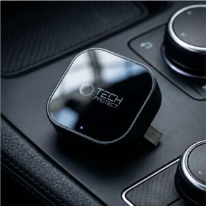 TECH-PROTECT ULTRABOOST CA01 APPLE CARPLAY / ANDROID AUTO ADAPTERIS USB BLUETOOTH 5.4 MATINĖ JUODA - Image 6