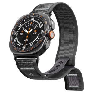 Spigen ATHLEX AIR DIRŽELIS Samsung Galaxy WATCH ULTRA 1 / 2 2024-2026 (47 MM) ACTIVE JUODA/PILKA - Image 6
