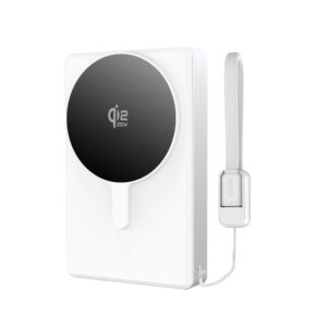 Tech-Protect PB40 LIFEMAG MagSafe IŠORINĖ BATERIJA 10000MAH 25W QI2.2 BALTA/SIDABRINĖ - Image 6