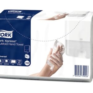 Servetėlės Tork Xpress Multifold Universal H2 (471103), 2 sluoksniai, baltos spalvos, 190 lapelių - Image 2