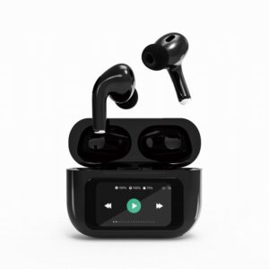 HEADSET BLUETOOTH/TWS-LCD-ANC-01-BK GEMBIRD