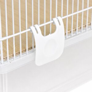 Narvas graužikams, jūrų kiaulytėms, triušiams 80 cm su priedais ir nešimo rankenomis, baltas Petsi - Image 7