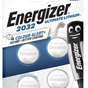 Ličio baterija CR2032 3V 254mAh Energizer Ultimate 4vnt pakuotėje