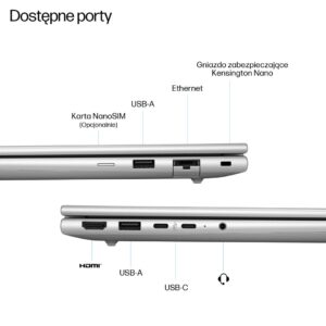 Notebook HP EliteBook 6 G1a 14 14"WUXGA/Ryzen AI 5 340/16GB/SSD512GB/Radeon/11PR Pike Silver 3Y - Image 2