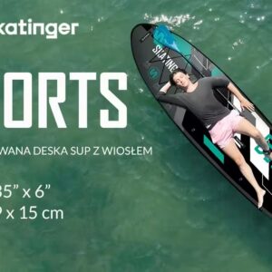 SUP lenta „SKATINGER Grey sports“ 350x89x15, skirta jogai