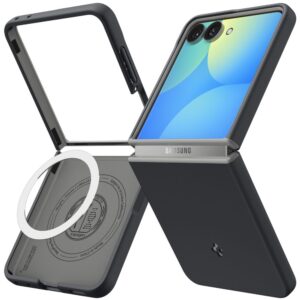 SPIGEN NANO POP MAGSAFE GALAXY Z FLIP 8 JUODAS (BLACK SESAME) - Image 7