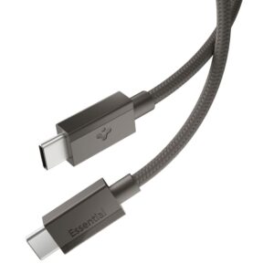 SPIGEN EB6015CC ESSENTIAL TYPE-C KABELIS 60W 150CM GUNMETAL