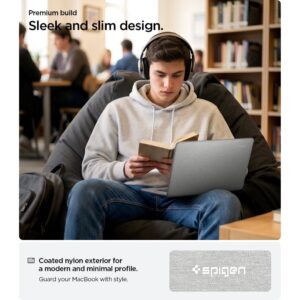 SPIGEN URBAN FIT MACBOOK AIR 15 M2-M5 2023-2026 DĖKLAS HEATHER GREY - Image 7