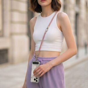 TECH-PROTECT C10S ROPE CROSSBODY & WRIST DUSTY ROSE/TITANIUM - Image 7