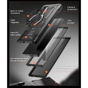 SUPCASE UB GRIP MAG MAGSAFE 2-SET GALAXY Z FOLD 8 JUODAS - Image 7