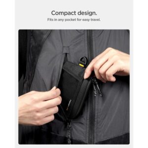 SPIGEN LF300 MINKŠTAS RFID KORTELIŲ DĖKLAS JUODAS - Image 6