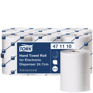 Popieriniai rankšluosčiai Tork Electronic H13 (471110), 2 sluoksniai, baltos spalvos - Image 2