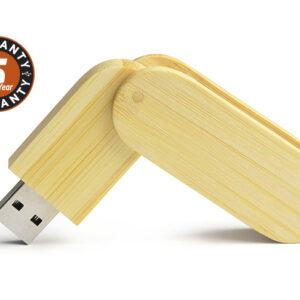 USB atmintinė, 8GB, medinis korpusas