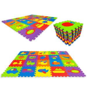 Edukacinis EVA putų dėlionės kilimėlis 20 dalių 148x119 cm ECOTOYS - Image 8