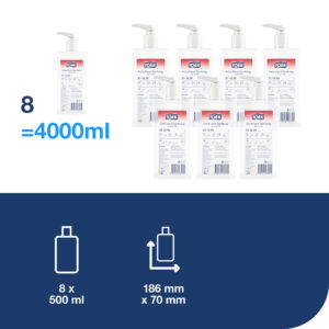 Gelinis rankų dezinfekantas Tork Extra, (511205), 500ml - Image 4