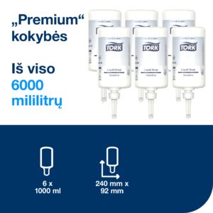 Skystas muilas Tork Premium Extra Mild (bekvapis) S1 (420701), 1l - Image 2