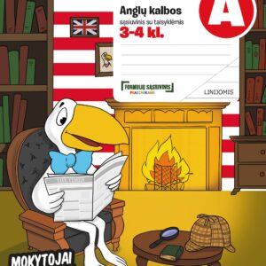 Formulių sąsiuvinis pradinukams (3-4 klasės), Anglų k., 14 lapų, linijomis