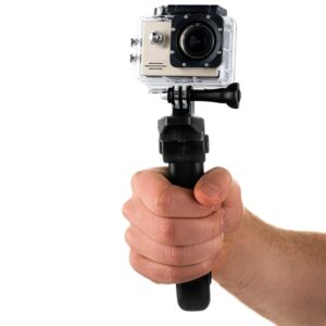 Mount with a mini tripod for GoPro SJCAM action cameras black - Image 2