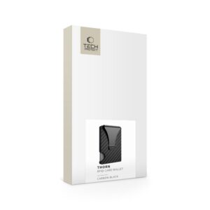 TECH-PROTECT THORN RFID KORTELIŲ DĖKLAS CARBON BLACK - Image 7