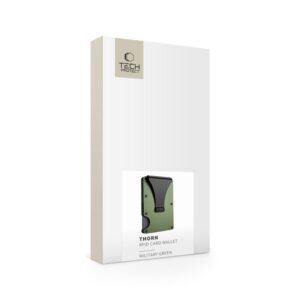 TECH-PROTECT THORN RFID KORTELIŲ PINIGINĖ MILITARY GREEN - Image 7
