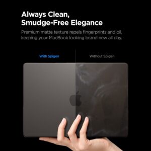 SPIGEN AIRSKIN MACBOOK PRO 16 M1-M5 / M5 PRO / M5 PRO MAX 2021-2026 MATINĖ JUODA - Image 8