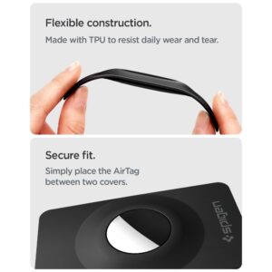 SPIGEN AIRFIT 2 2-PACK APPLE AIRTAG 1 / 2 JUODAS - Image 8