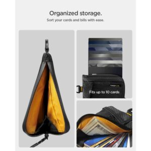 SPIGEN LF300 MINKŠTAS RFID KORTELIŲ DĖKLAS JUODAS - Image 7