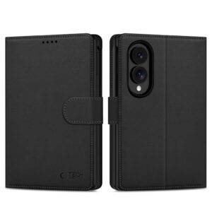 Tech-Protect Wallet Samsung Galaxy Z FOLD 8 JUODAS