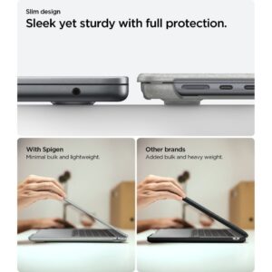 SPIGEN URBAN FIT MACBOOK AIR 13 M2-M5 2023-2026 DĖKLAS HEATHER GREY - Image 8