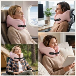 TECH-PROTECT COMFORTREST KELIONINĖ KAKLO PAGALVĖ ROŽINĖ - Image 6