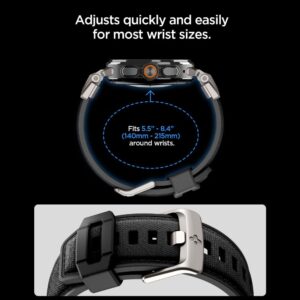 SPIGEN DURAPRO ARMOR DIRŽELIS SAMSUNG GALAXY WATCH ULTRA 1 / 2 2024-2026 (47 MM) JUODAS - Image 8