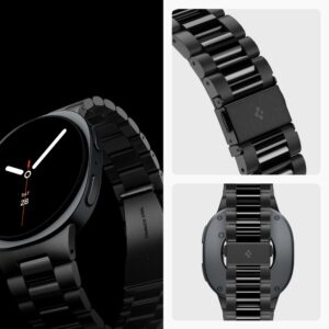 SPIGEN MODERN FIT 316L DIRŽELIS SAMSUNG GALAXY WATCH 8 / 9 / CLASSIC (40 / 44 / 46 MM) JUODAS - Image 8