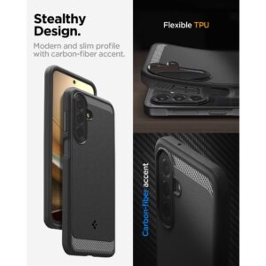 SPIGEN RUGGED ARMOR GALAXY A27 5G MATINIS JUODAS - Image 8