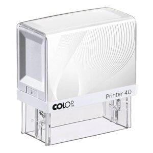 Antspaudas Colop Printer 40, baltos spalvos