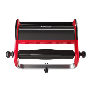 Laikiklis pramoniniam popieriui Tork Performance Wall Stand W1 (652108), pakabinamas, raudonos/juodos spalvos, metalinis