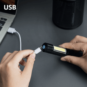 Žibintuvėlis DELI 3W/100lm su 400mAh baterija - Image 4