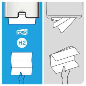Servetėlės Tork Xpress Soft Multifold H2 (100889), 2 sluoksniai, 225 lapeliai, baltos spalvos - Image 4