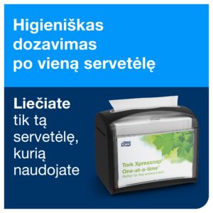 Stalo servetėlės Tork Universal N4 (10840), 1 sluoksnis, baltos spalvos, 225 vnt, (įpak,5vnt) - Image 6
